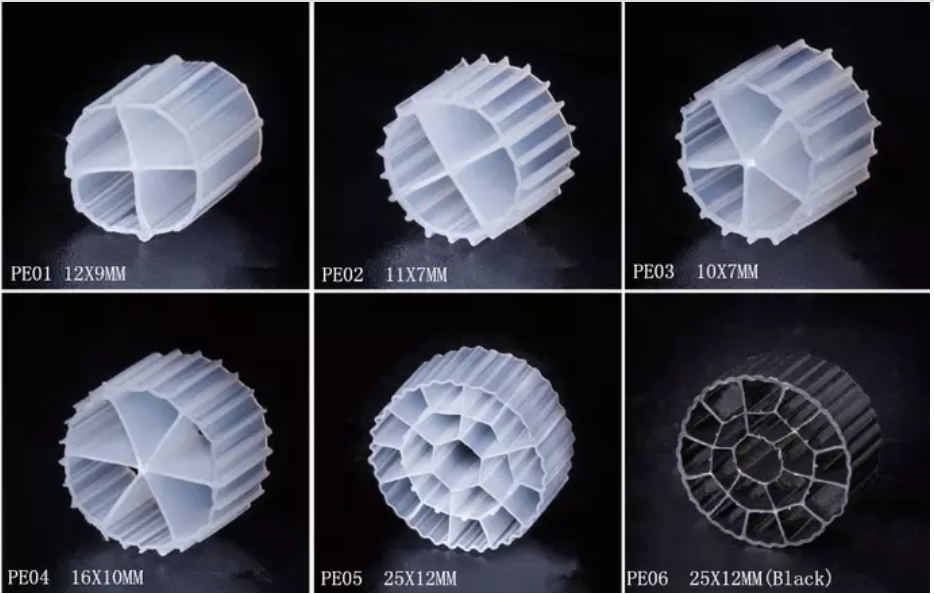 Несущая Biofilm средств массовой информации Mbbr мембраны биологического реактора двигая кровати биологическая