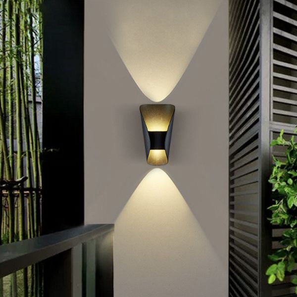 IP65 water proofing exterior wall lamps outdoor COB 6W led wall lights outside led wall lamp light fixtures