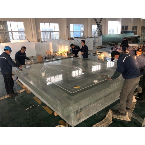 Прозрачный прозрачный бесконечный акриловый стенный наружный полиэстерный бассейн для семейного развлечения