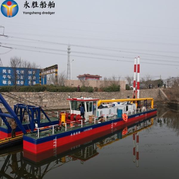 Sand Cutter Suction Dredger Boat with Hydraulic Winch and Spud System