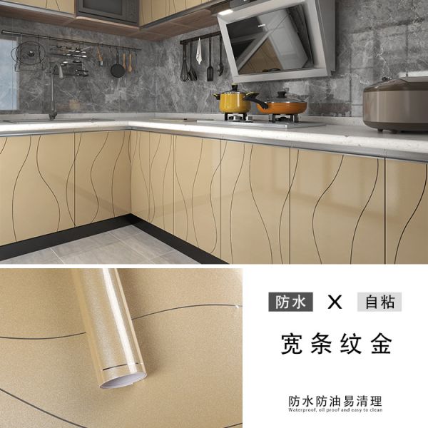 Peinture peinture à l'huile résistant à l'eau PVC vinyle haute lustre auto-adhésif