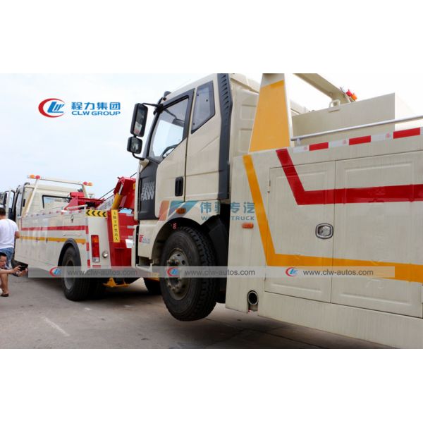 FAW 225HP 16 toneladas camión de remolque del camión de auxilio de la rotación de 360 grados