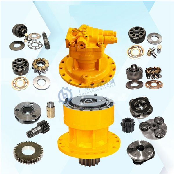 Assy мотора качания запасных частей экскаватора JMF29 JMF64 M2X63 M2X150 гидравлический