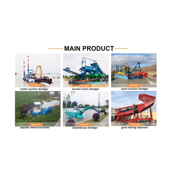 26 Inch Cutter Suction Dredger with 12.5*4.6*1.3 Dimension and 40 KG Weight for Efficient Sand Dredging