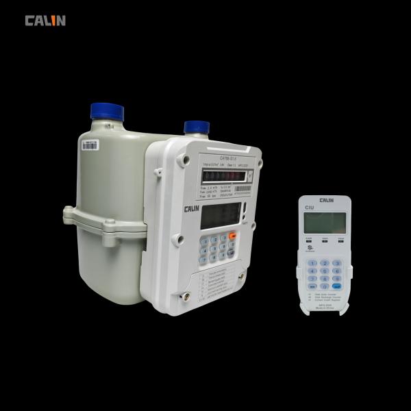 STS AMR Diaphragm Aluminum Keypad Prepaid Gas Meter