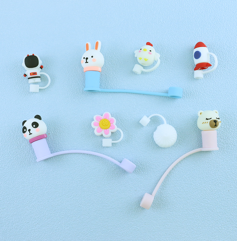 Sombrero de paja de diseño personalizado de marca con cubierta de paja de silicona 3D personalizada