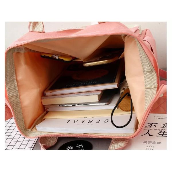 0.65 Inch Handbags Backpack Sets  Outdoor Travelling 4 Piece Backpack Set Ladies