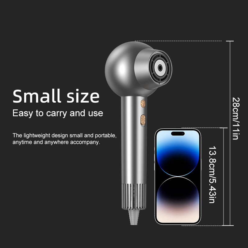 Storm Professional Hair Dryer - Ionic Ceramic, Lightweight, Quiet, Low Noise, Durable, Silent Blow Dryer, Best Powerful