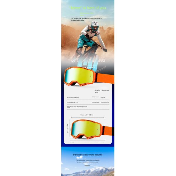 2025 New Model - Multi-color Contrasting Ski Goggles - Anti-fog and anti-glare all-scenario snowfield eye-protection equipment