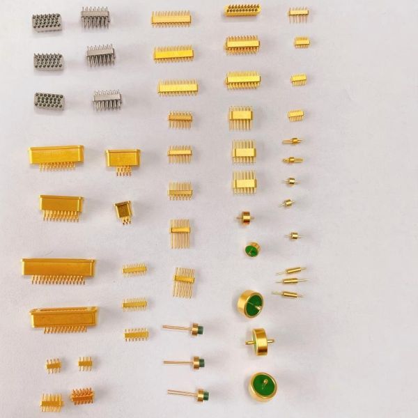 Custom Hermetic Glass-to-Metal Sealed Connector with DC-20GHz Frequency Range and Kovar Alloy Body for Aerospace & Medical Applications