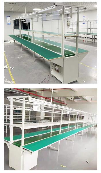 SMT Assembly Line Workbench Table HXT-C2M Automatic PVC Belt Conveyor Assembly Equipment
