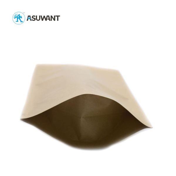 Прокатанные Пп напечатали упаковку кофейного зерна сумок молнии бумаги Крафт с окном