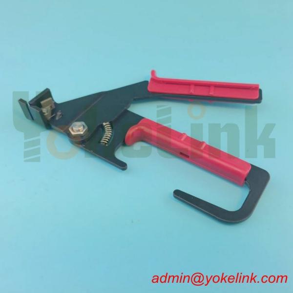 Acetal Plastic Cable Strap on reel, Black Colour, Acetal Strap tool ,Separate Head