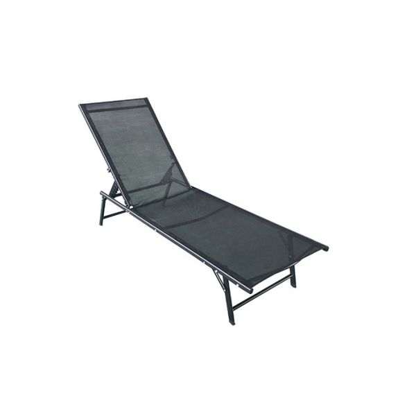 7 Position Foldable Sun Lounger Chair Weather Resistant OEM ODM Available