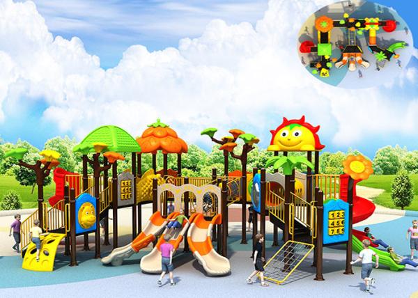 Themed Commercial Outdoor Play Equipment Staticless Skidless ODM Available