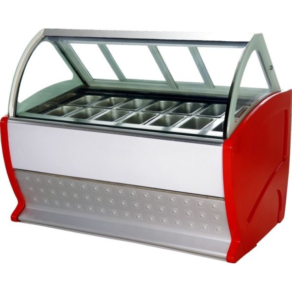 Витрина замораживателя холодильника энергосберегающего мороженного коммерчески