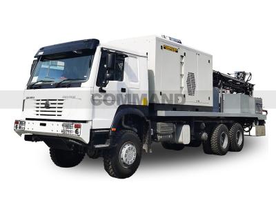 300 meters drilling rig all hydraulic top head with air compressor and mud pump