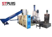 Extrudeuse en plastique de granule d'anneau vertical de l'eau/machine de réutilisation en plastique de granulatoire