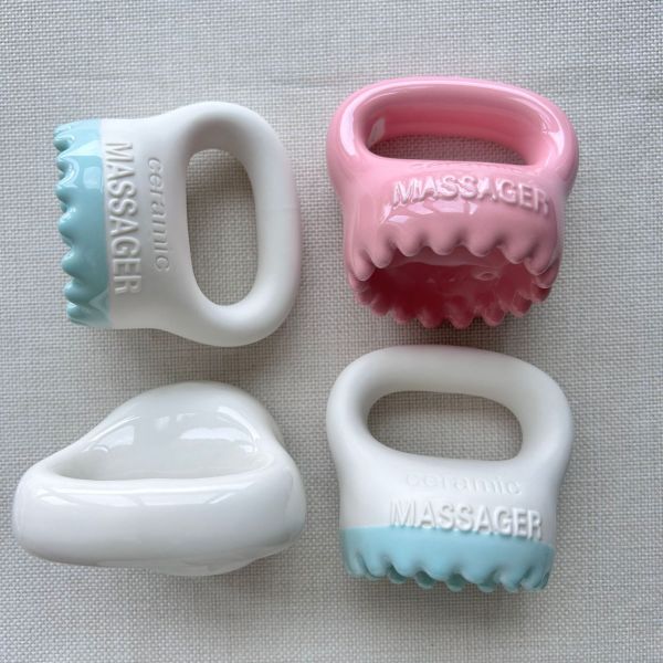 Body Massage Equipment Ceramic Guasha Tool for Muscle Massage Relaxing Facial Neck Back Whole Body