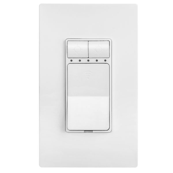 0-10V Rocker Light Dimmer Switch 110-277V Dimmable LED Panel Control Module
