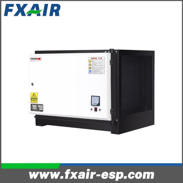 90% High Effciency Oil Fume Extractor Kitchen Air Filter Smoke Removal Commercial exhaust system esp air filter