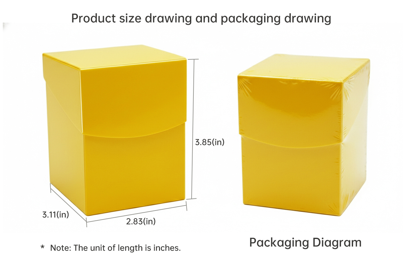 Custom PP Plastic Flip Card Box Durable Secure and Eco-Friendly deck card boxes