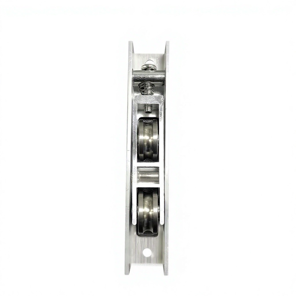 Sliding Door Window Roller 4 Pcs Bearing Pulley Stainless Steel Bracket Aluminum Window Hardware