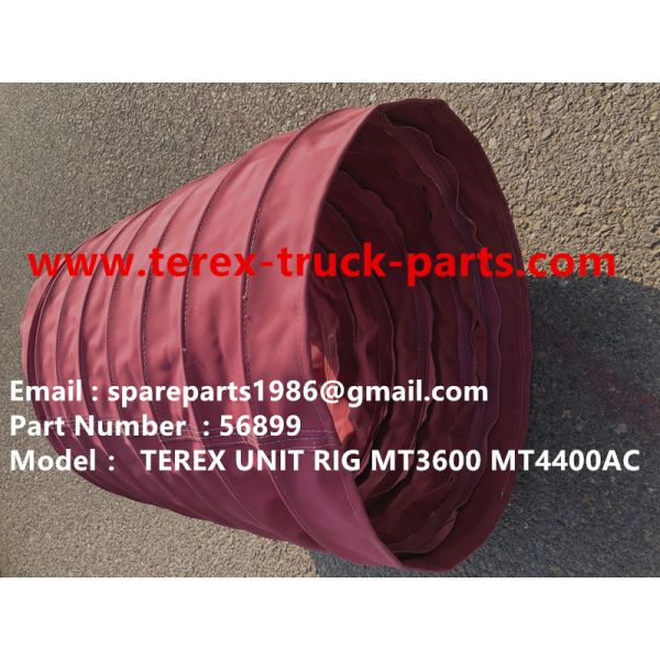 56899 DUCT FLEX HOSE TEREX UNIT RIG BUCYRUS MT4400AC MT5500 MT3600 NTE240 NTE260 NHL DUMP TRUCK HAULER MINING