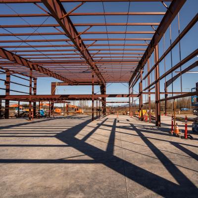 Steel Structure Prefab Car Showroom Building for Auto Exhibition