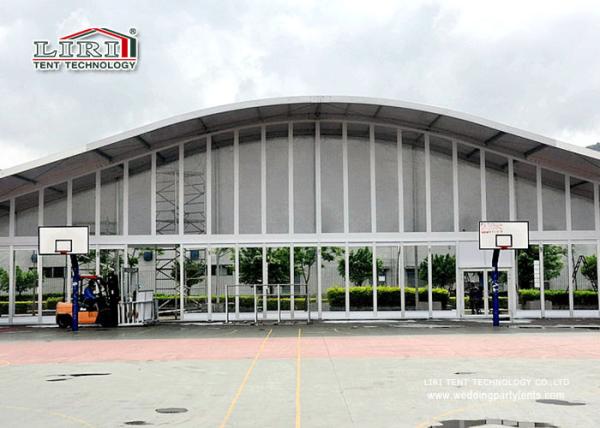 Arco de alumínio da barraca exterior sadia da exposição da prova 40x60m com Sidewall de vidro