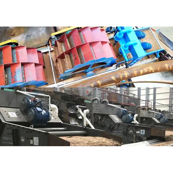 River Gravel Wheel Sand Washing Machine 30-50 T/H Connevient Operation