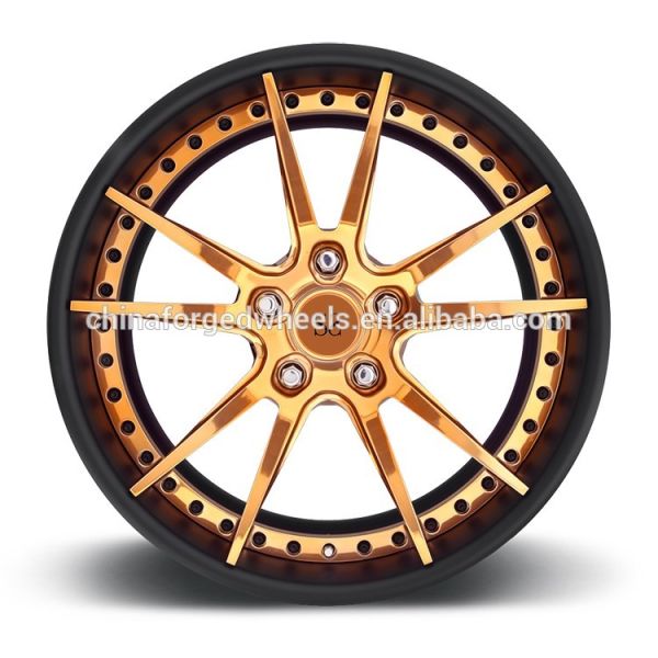 21inch снабжает ободком польское подгонянное 2-PC выковало оправы сплава на оправа 20