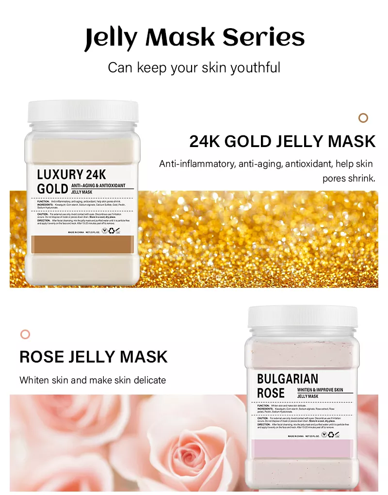 Natural Beauty 24k Gold Jelly Mask Collagen Peel Off Moisturizer