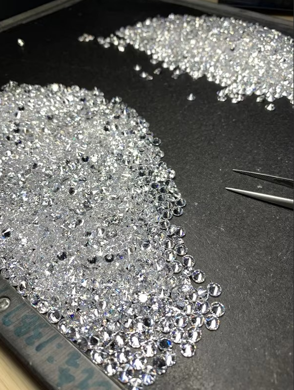 Обручальное кольцо Белый свободный мойсанит Алмаз 0,9 мм - 3 мм Кубический циркония