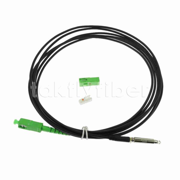 Flexible MTC SC Pullable Pushable Fiber Optic Cable Assemblies