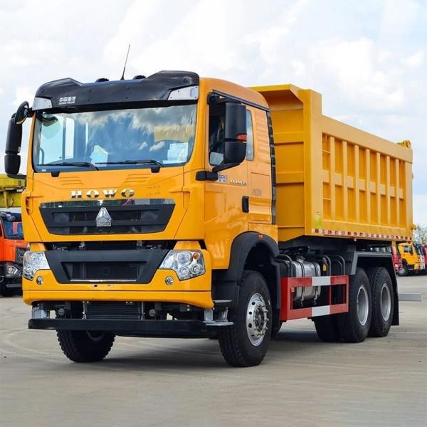 Howo Brand 6x4 Dump Truck 375 Horsepower Manual Transmission Diesel Fuel New Condition For Construction In Africa