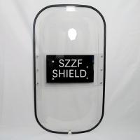Equipamento de defesa pessoal transparente personalizado com escudo antimotim