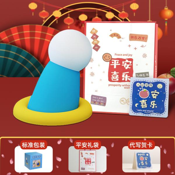 Lâmpada noturna de silicone branco recarregável USB com despertador de pinguim