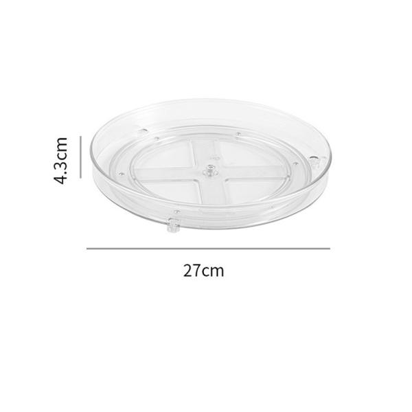 Smooth Rotating Modern Kitchen Plastic Lazy Susan Storage Holders Spice Rack