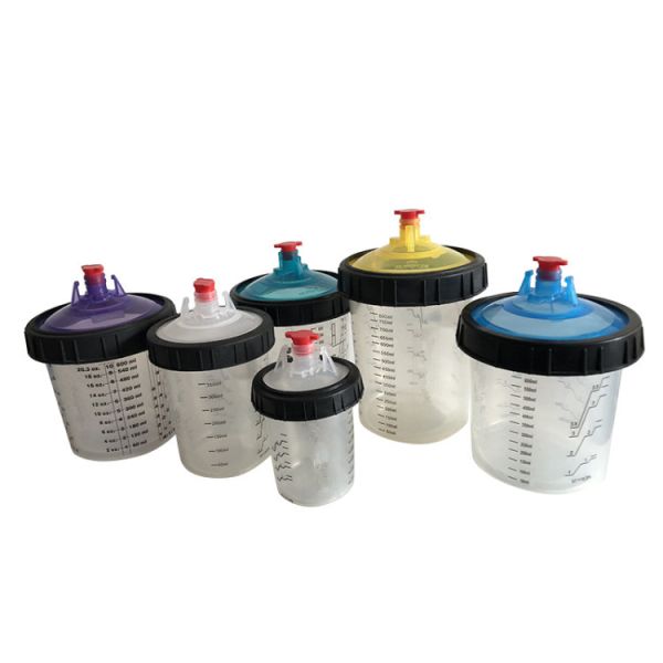400cc 600cc 800cc Plastic paint Mixing Cups Automotive Paint Gun Disposable Cups