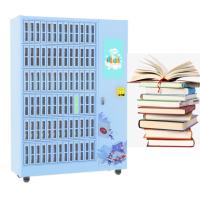 Anunciando a máquina de venda automática do estilo do cacifo do tela táctil na escola de biblioteca