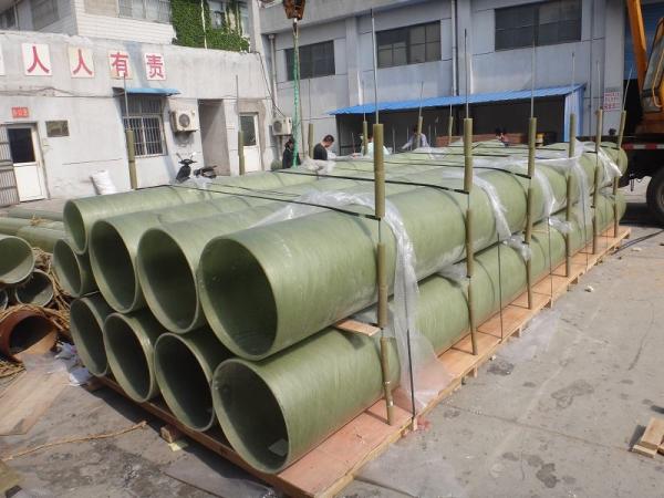 Socket Connection FRP Pipe Length 1m-12m Pressure 50PSI-150PSI