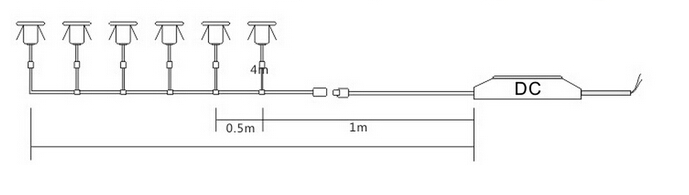 Мини света 4W x 6pcs спуска СИД фар 1150LM IP44 Dimmable