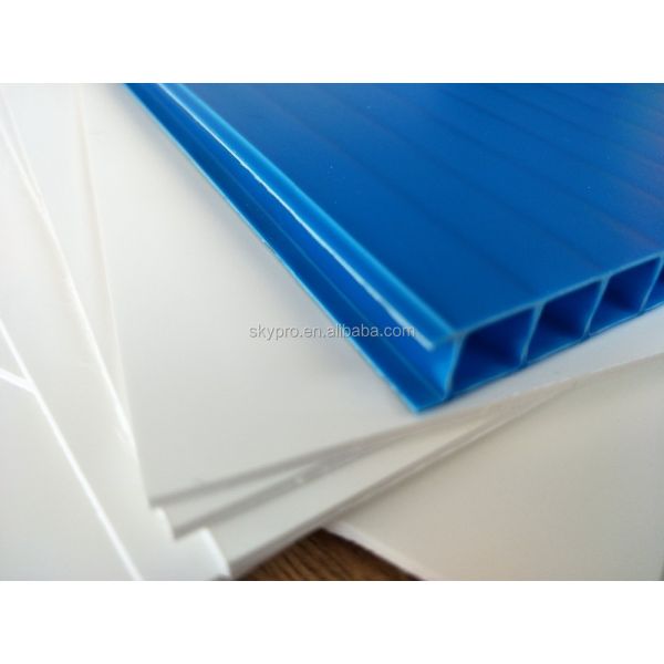 UV-proof Recyclable Waterproof Plastic Sheet Corrugated PP Sheet for Industrial Packaging