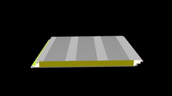 Panneau sandwich acoustique de 125 mm d'épaisseur avec isolation acoustique et thermique