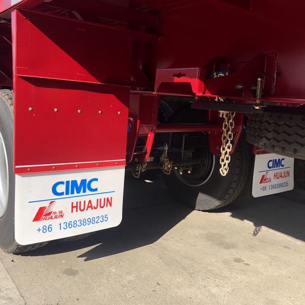 13750*2550*3850mm CIMC HUAJUN 3 Axles T700/Q345 Steel Cargo Transport Box Trailer 2021