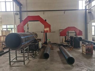 315mm Pipe Band Saw , 380V 50/60HZ HDPE Pipe Cutter Machine