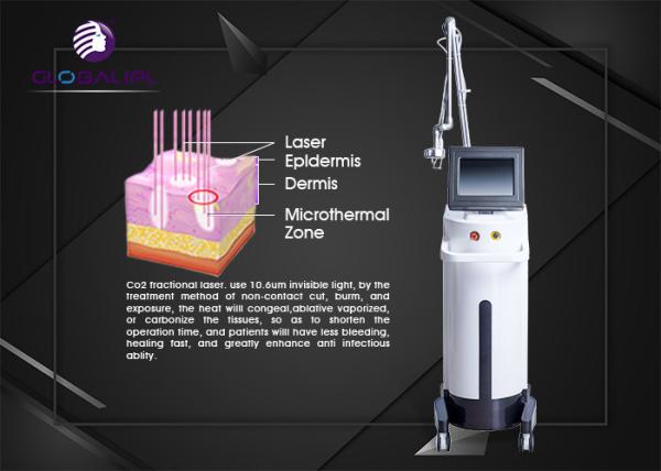 40W Power Acne Scar Removal Machine Sun Damage Recovery With 8.4 Inch LCD Touch Screen