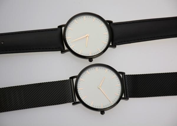 Interchangeable Strap Pvd Coating Watch , Quartz Movt Watch Water Resistant