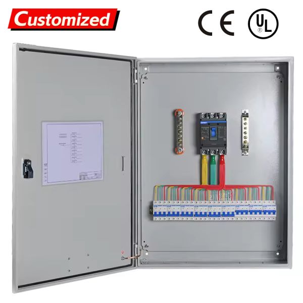 Customizable Double-Door Distribution Panel with IP54 Protection and Hot-Dip Galvanized Steel for Indoor and Outdoor Use
